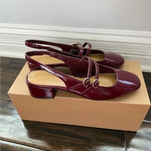 JCrew Mary Jane Slingback Heel
